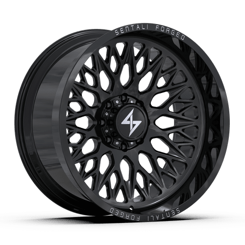 Sentali Forged SF6GB 22×10 8×180 ET-24 124.3 Gloss Black