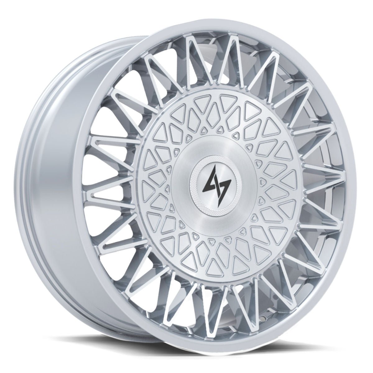 Sentali Luxx Crown 22×9 5×112/5×115 ET25 Brushed Silver