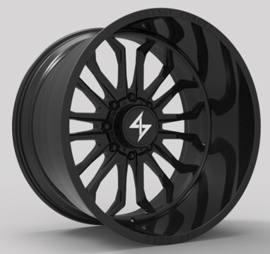 Sentali Forged SF-3 26×12 8×180 ET-44 124.3 Gloss Black