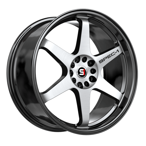 SPEC-1 RACING SPT-33BM 18×8.5 5×100/5×114.3 ET38 73.1 Gloss Black Machined