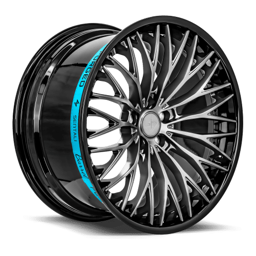 Sentali Barrel Forged SB1 22×9.5 5×114.3 ET35 73.1 Gloss Black Lip / Matte Gunmetal Centre