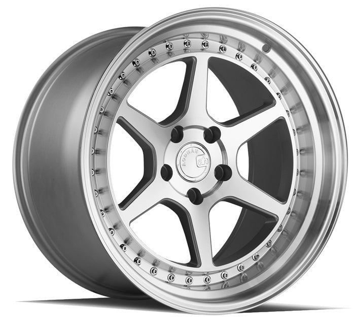 Aodhan DS09 18×10.5 5×114.3 +22 73.1 Silver w/Machined Face