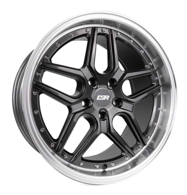 ESR CS15 19×9.5 5×114.3 ET35 Gloss Graphite / Machined Lip