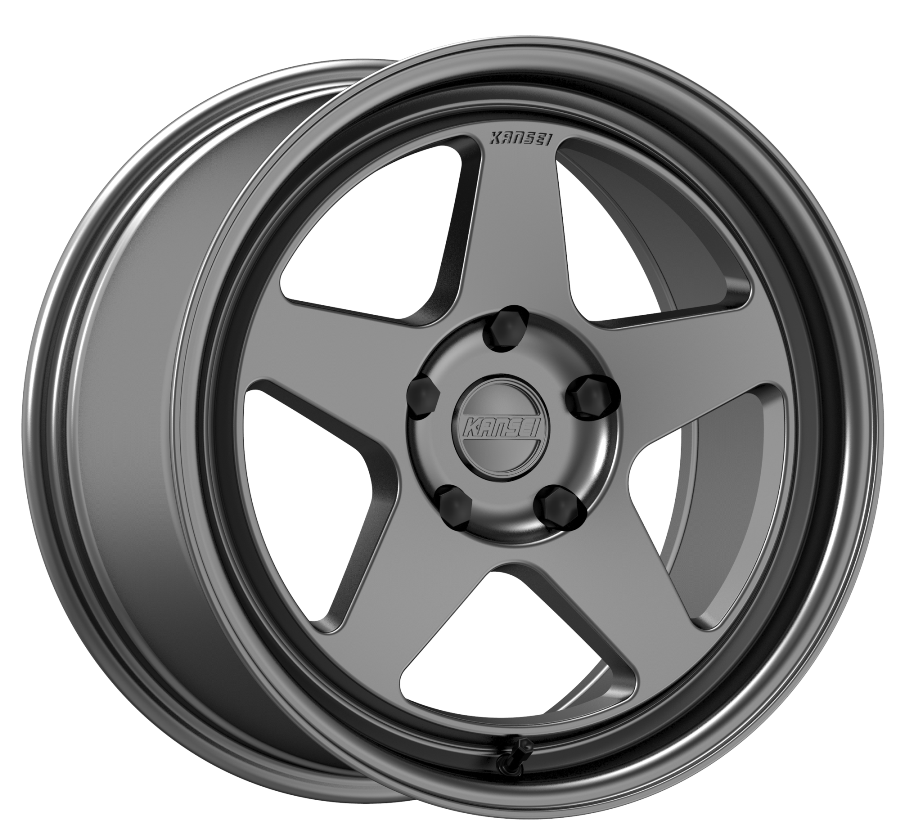 Kansei KNP 17×9.5 5×120 ET12 72.56 Gunmetal Gloss