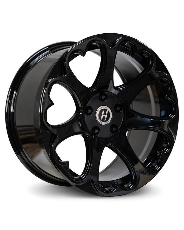 Heritage Wheel Kokoro Monoc 17X8 5X108 (Custom Drill) Et25 73.1 Black