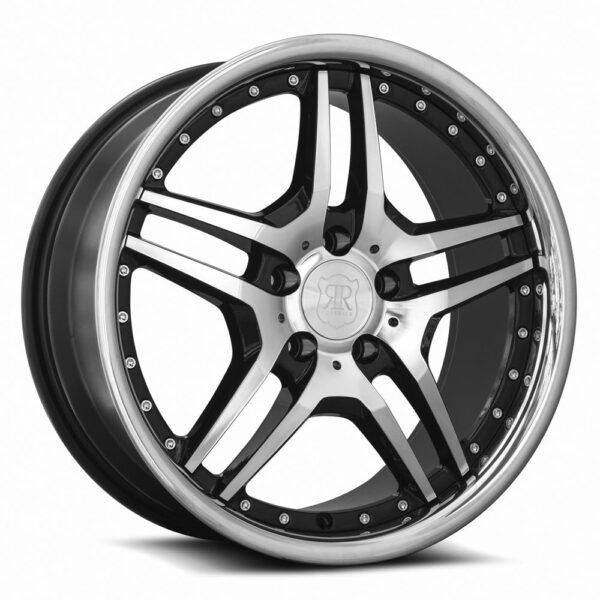 MRR RW2 18x8 5x120 ET25 72.6 Black Chrome Lip