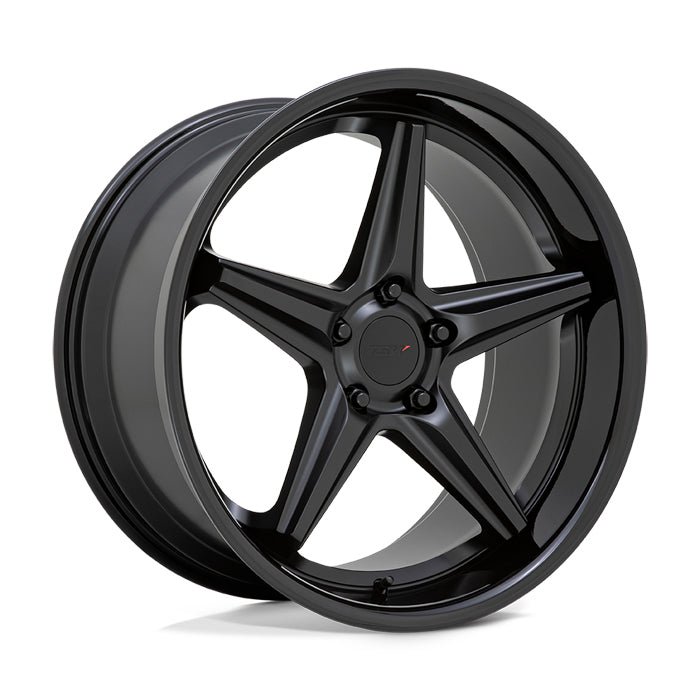 TSW LAUNCH 19X8.5 5X120 ET20 76.1 MATTE BLACK WITH GLOSS BLACK LIP