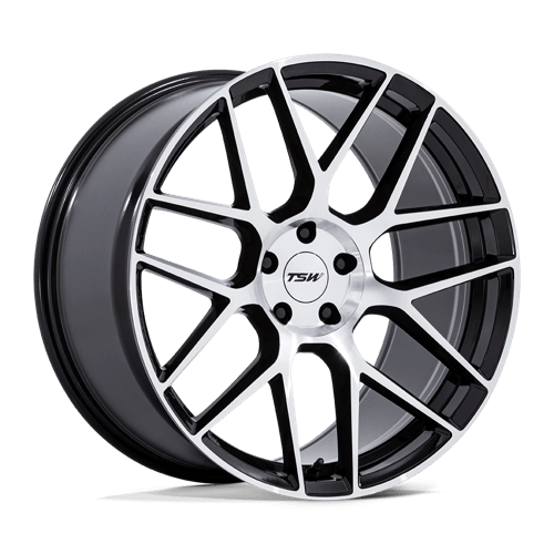 TSW TW002 LASARTHE 20X9 5X112 ET45 66.56 GLOSS BLACK MACHINED