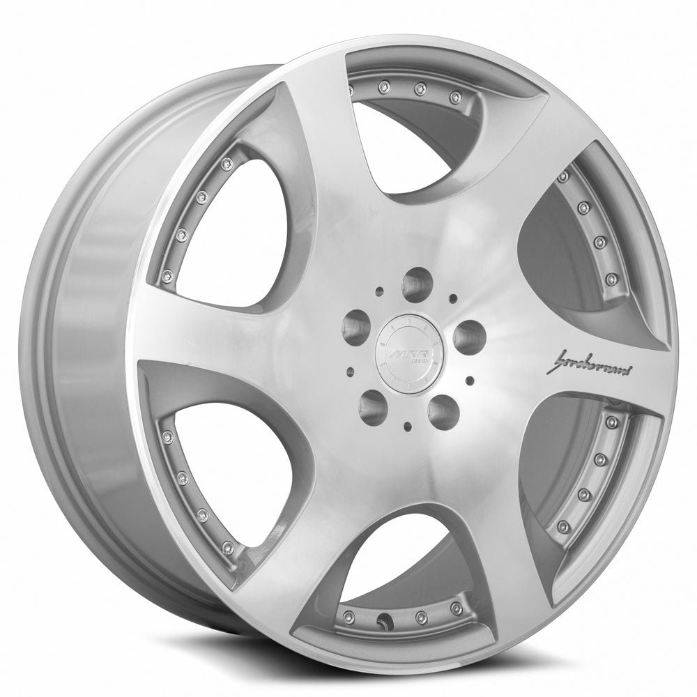 MRR VP3 20×9 5×112 ET45 66.6 Silver Machine Face