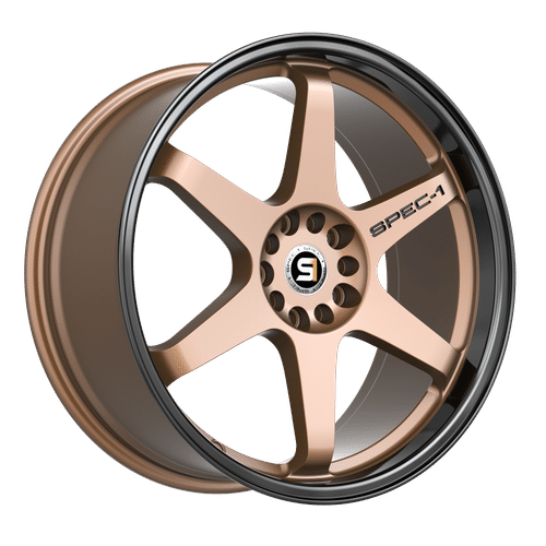 SPEC-1 RACING SPT-33MZBL 17×8 5×114.3/5×120 ET38 73.1 Matte Bronze Black Lip