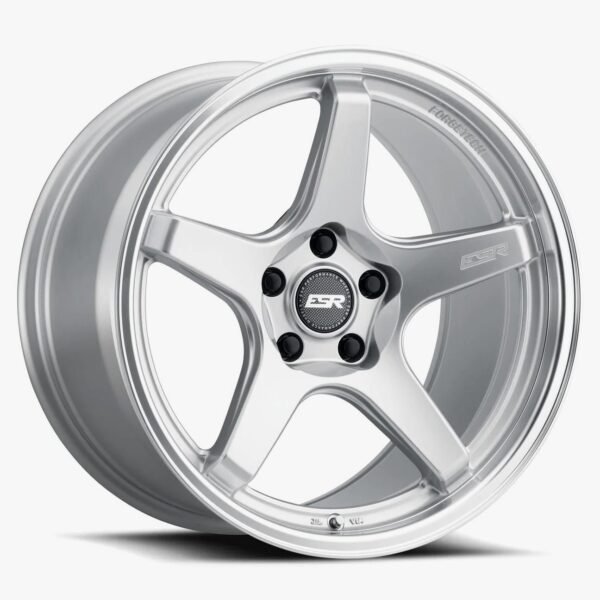 ESR AP5-C 19x9.5 5x110 (Custom Drill) ET35 Hyper Silver / Machined Lip