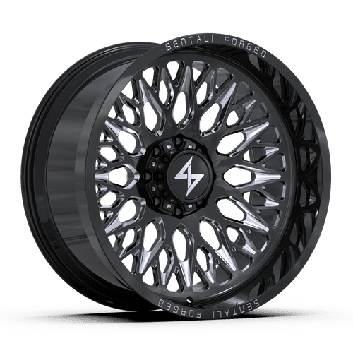Sentali Forged SF6BM 22×10 8×165.1 ET-24 125.2 Gloss Black Milled