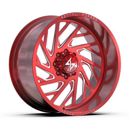 Sentali Forged SF7RM 22×14 6×135 ET-76 87.1 Red Milled