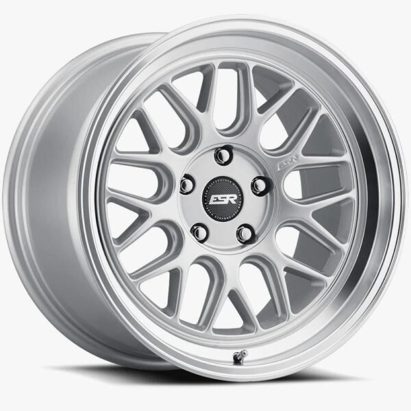 ESR CR1 19x9 5x120.6 (Custom Drill) ET20 Hyper Silver / Machined Lip