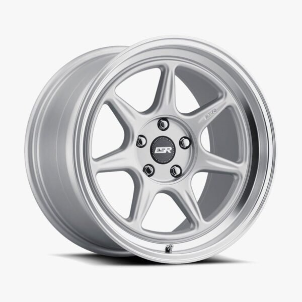 ESR CR7 19x11 5x120 ET25 Hyper Silver / Machined Lip