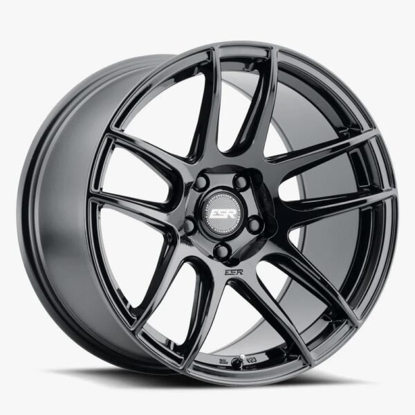 ESR CS8 18x9.5 5x110 (Custom Drill) ET35 Gloss Black