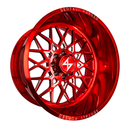 Sentali Forged SF-5 22×10 5×139.7 ET-24 77.8 Red Milled