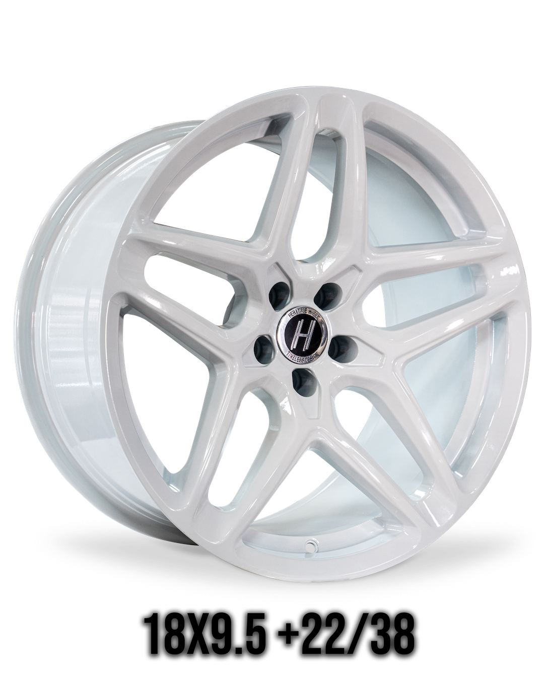 Heritage Wheel Ebisu Monoc 18X9.5 5X100 Et38 73.1 White
