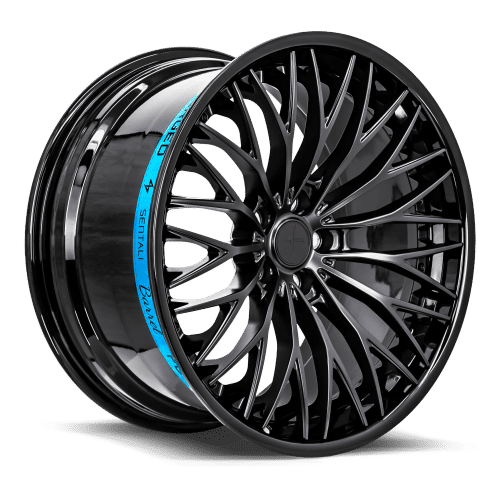 Sentali Barrel Forged SB1 22×9.5 5×114.3 ET35 73.1 Gloss Black Lip / Matte Black Centre