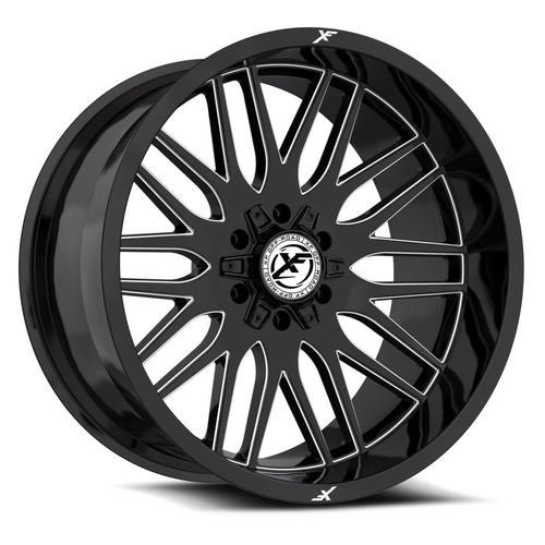 XF OFFROAD XF-240 20×9 6×135/6×139.7 ET0 106.4 Gloss Black Milled