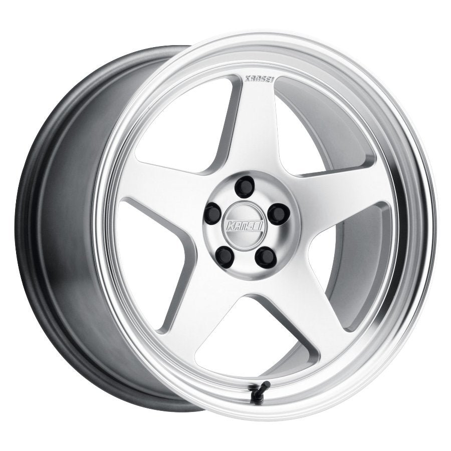 Kansei KNP 19×10.5 5×112 ET35 66.56 Hyper Silver Machined Lip