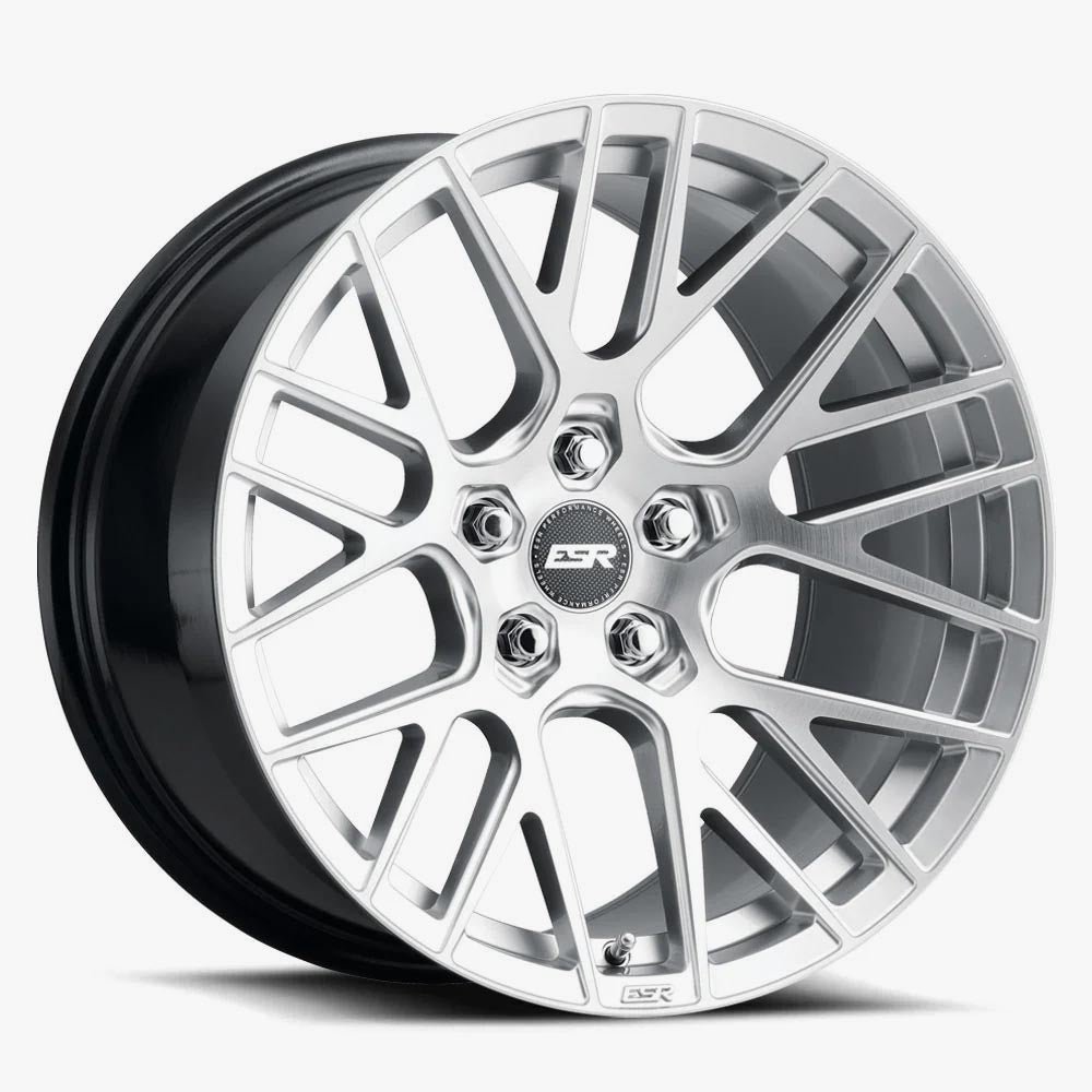 ESR RF11 19×9.5 5×110 (Custom Drill) ET22 Brushed Hyper Silver