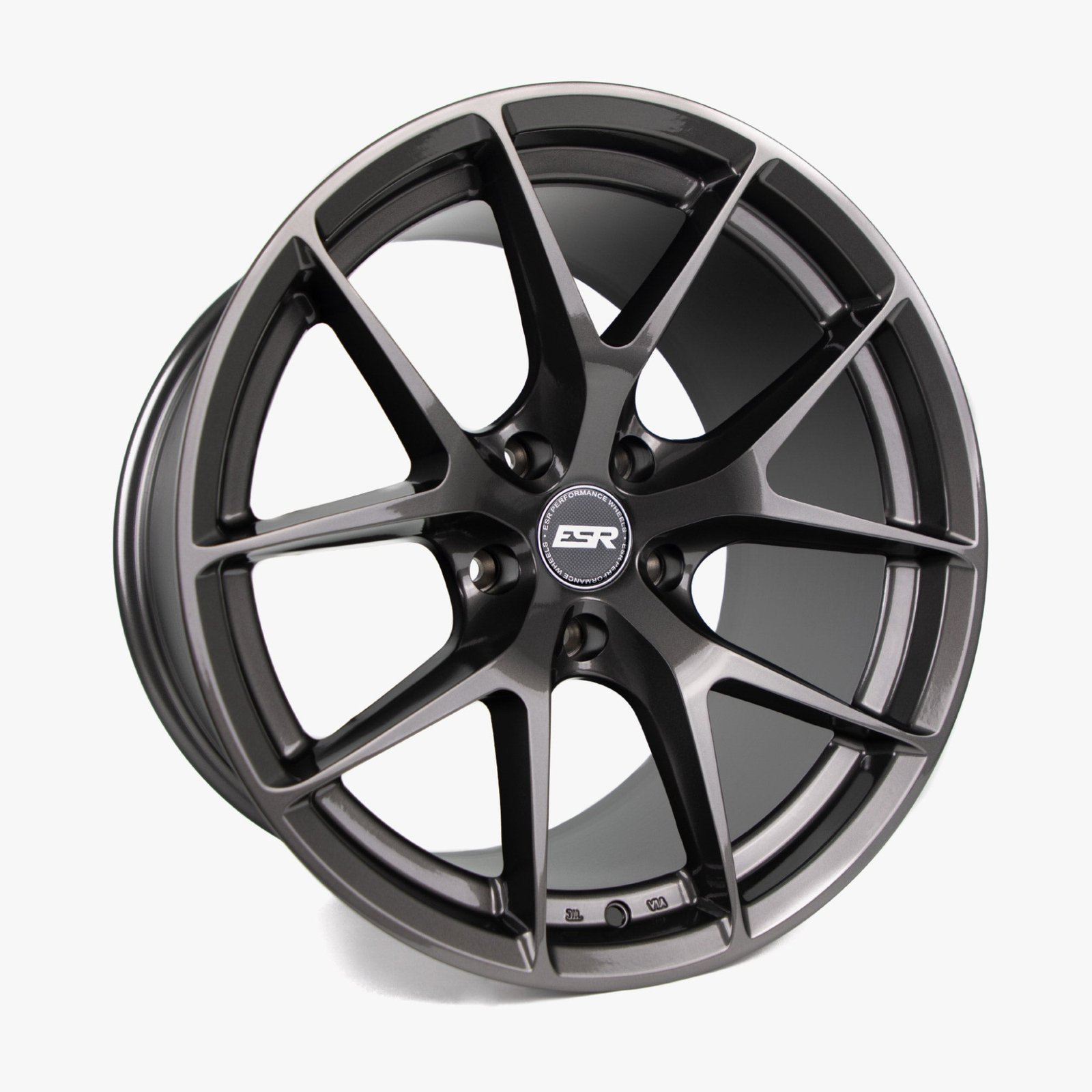 ESR RF2 18×10.5 5×110 (Custom Drill) ET22 Gloss Graphite