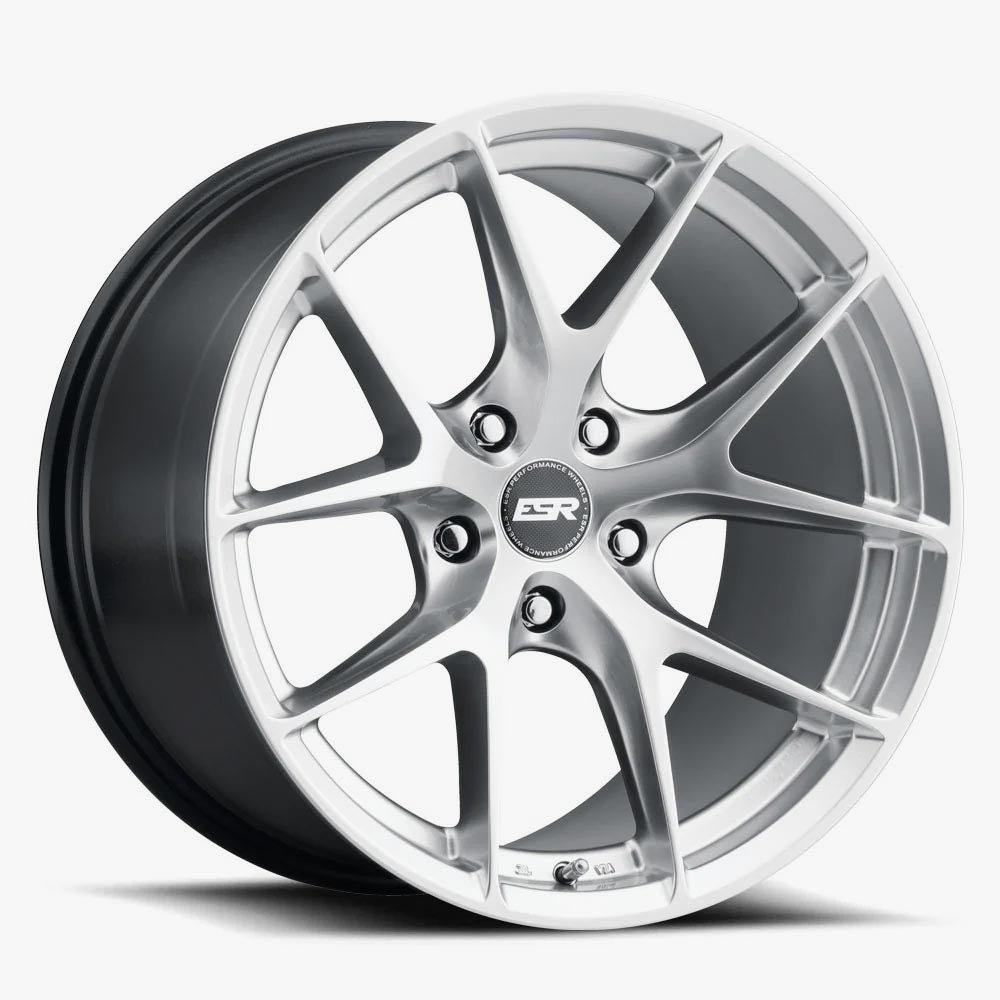 ESR RF2 18×8.5 5×110 (Custom Drill) ET30 Hyper Silver