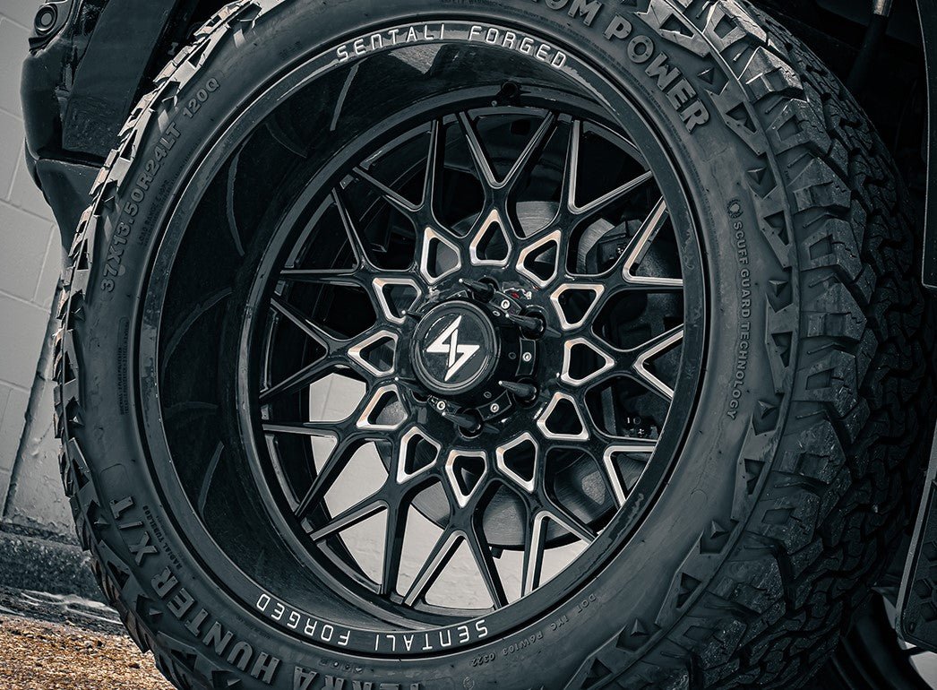 Sentali Forged SF-5 22×10 6×139.7 ET-24 106.2 Brushed Milled