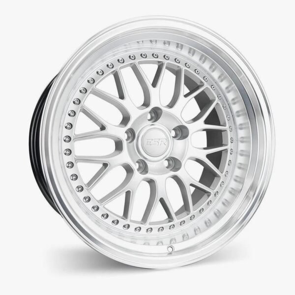 ESR SR01 19x9.5 5x110 (Custom Drill) ET35 Hyper Silver / Machined Lip